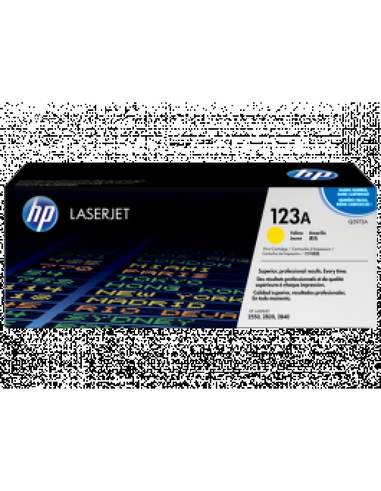 HP 123A Yellow Original LaserJet Toner [Q3972A]