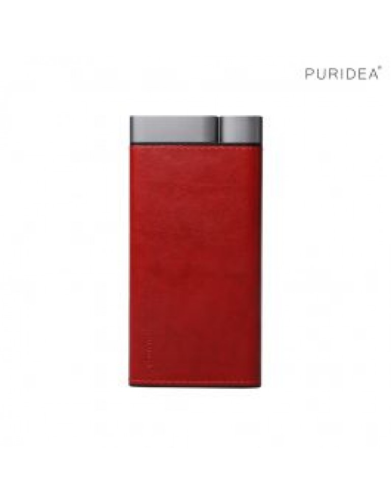 PURIDEA 20.000 Mah Leather powerbank/ 2 [X02 - RED]